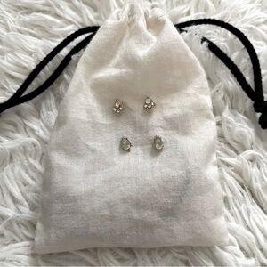 3/$25 Gem and Rhinestone Earrings